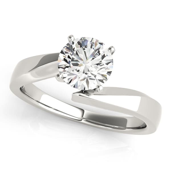 Solitaire Peg Head Engagement Rings