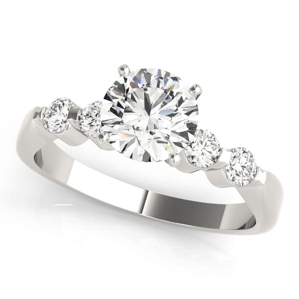ENGAGEMENT RINGS SINGLE ROW PRONG