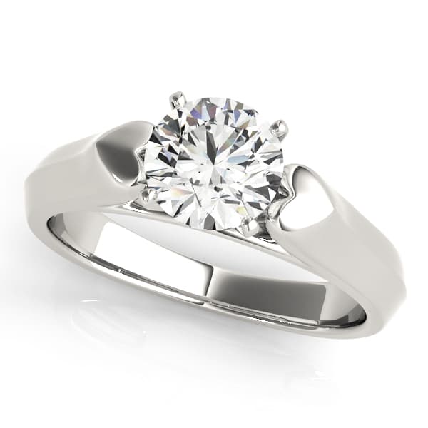 Cathedral Solitaire Engagement Ring
