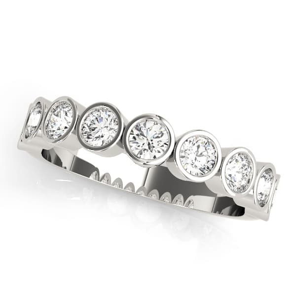 Bezel Set Wedding Bands