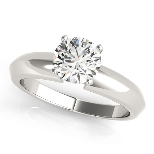 Solitaire Peghead Engagement Ring