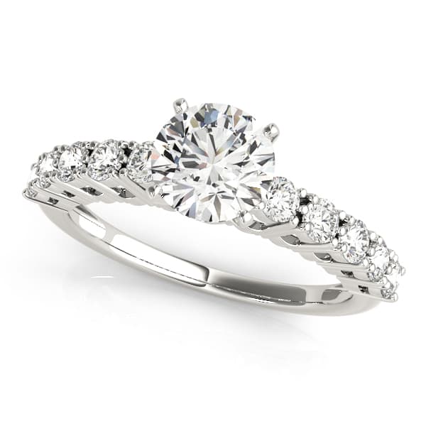 ENGAGEMENT RINGS SINGLE ROW PRONG