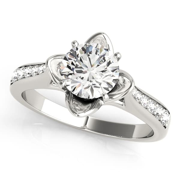 ENGAGEMENT RINGS SINGLE ROW PRONG
