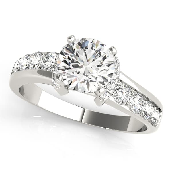 ENGAGEMENT RINGS SINGLE ROW PRONG