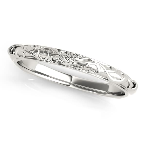 Floral-Inspired Wedding Band