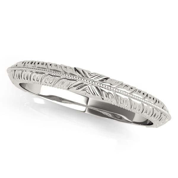 Vintage Filigree Wedding Bands
