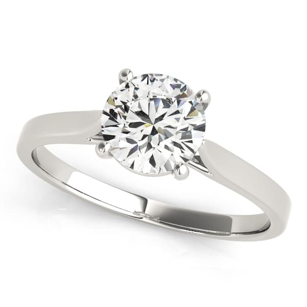 Solitaire Cathedral Engagement Ring