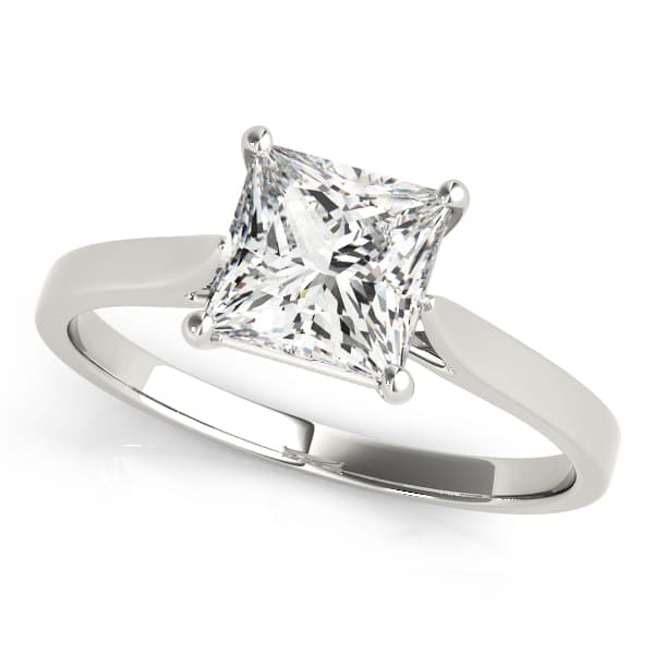 Solitaire Cathedral Engagement Ring