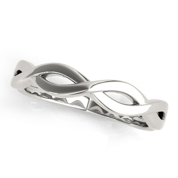 Infinity Twisted Wedding Band