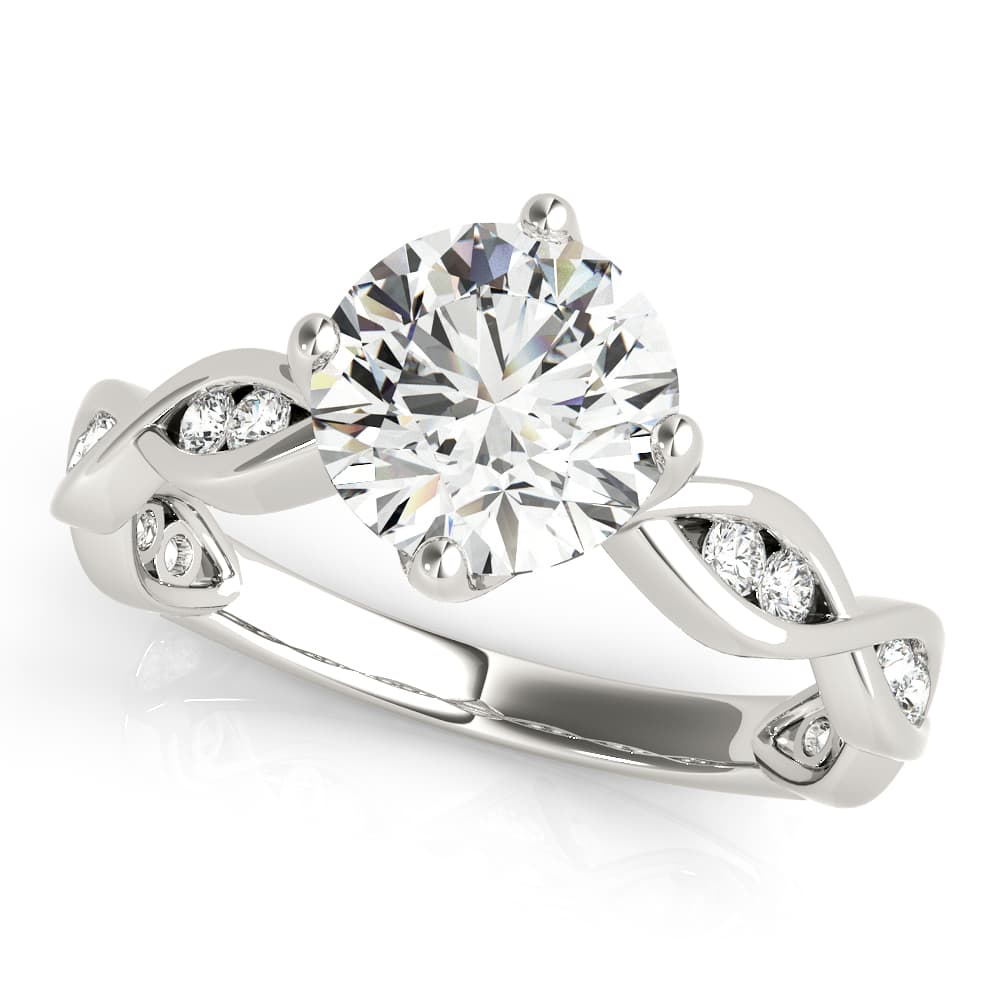 TWISTED SHANK ENGAGEMENT RING