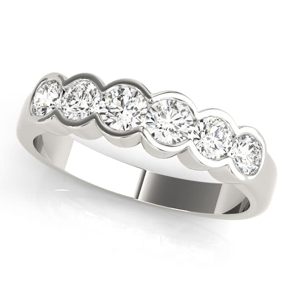Bezel Set Wedding Band