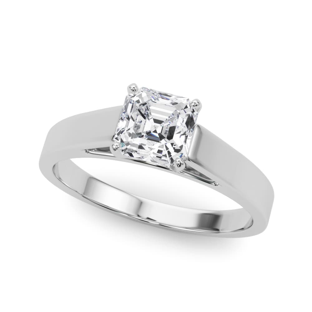 Cathedral Solitaire Engagement Ring