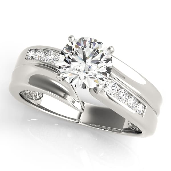 Channel Set Bypass Engagement Ring