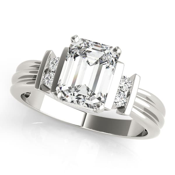 Bar Set Emerald Color Ring