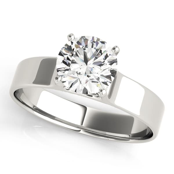 Solitaire Cathedral Engagement Ring