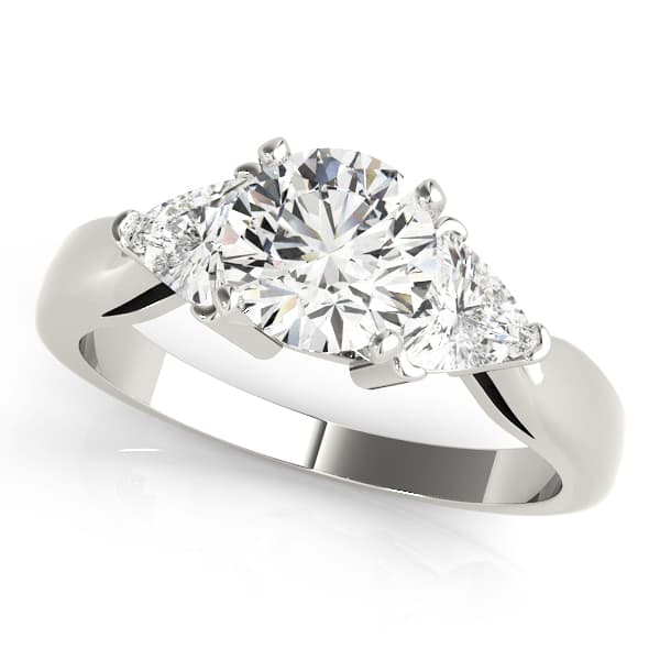 3-Stone Trillion Shape Engagement Rings