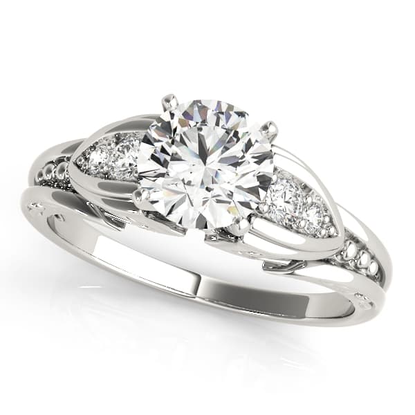 ENGAGEMENT RINGS SINGLE ROW PRONG