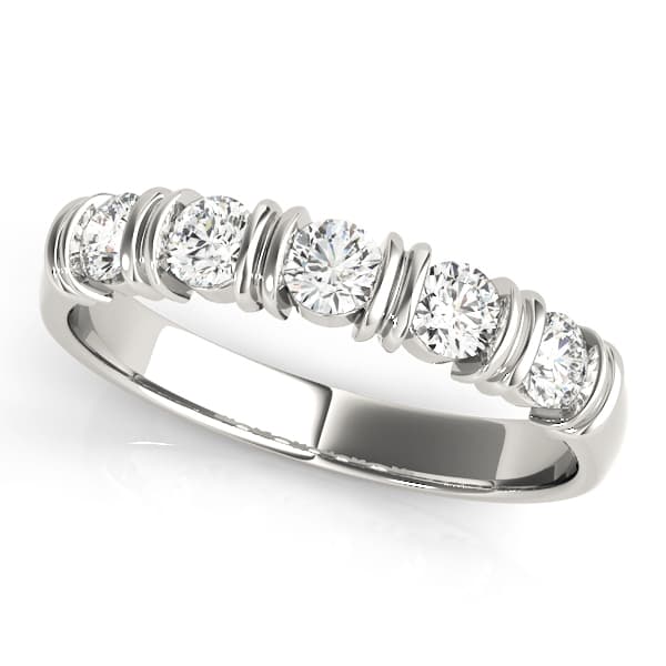 Bar Set Wedding Ring