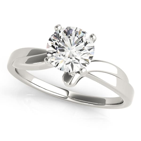 Solitaire Twisted Engagement Ring