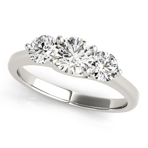 3-Stone Trellis Engagement Ring