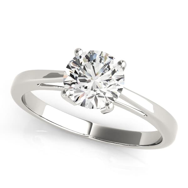 Solitaire Round Engagement Ring