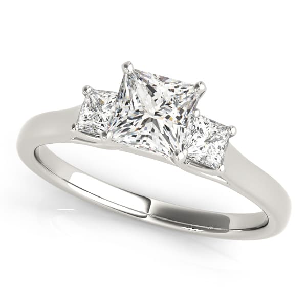 ENGAGEMENT RINGS 3 STONE PRINCESS