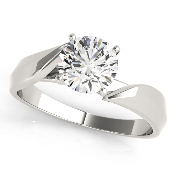 Solitaire Prong Set Engagement Ring