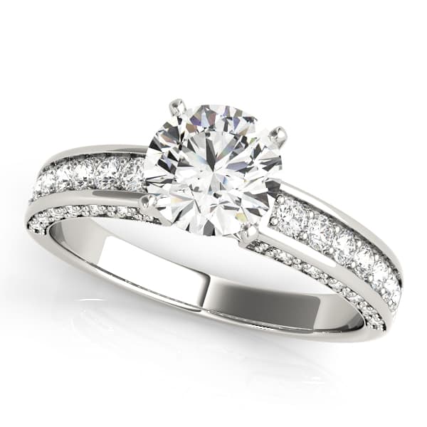 ENGAGEMENT RINGS SINGLE ROW PRONG
