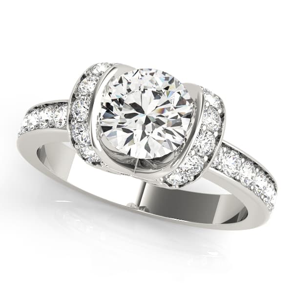 ENGAGEMENT RINGS SINGLE ROW PRONG