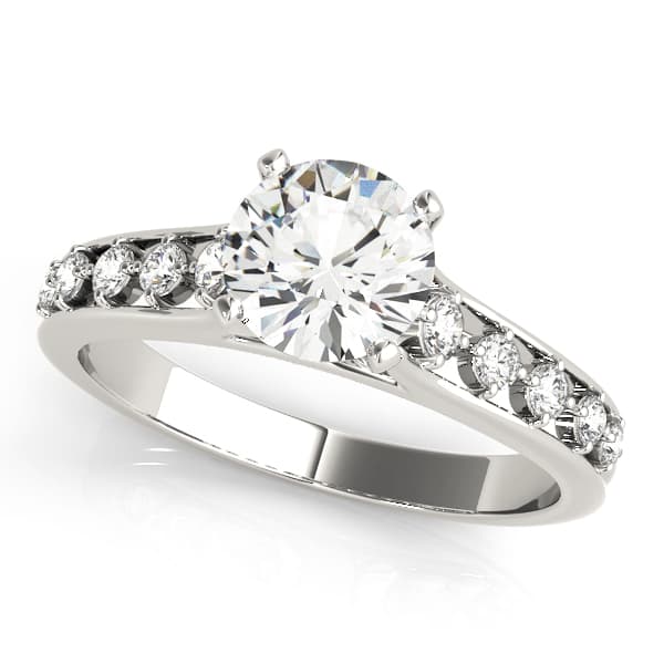 ENGAGEMENT RINGS SINGLE ROW PRONG