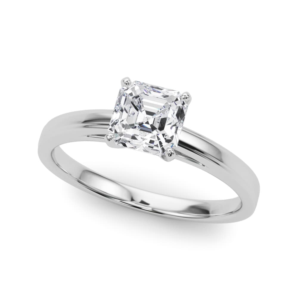 Classic Cathedral Style Peg Head Engagement Ring