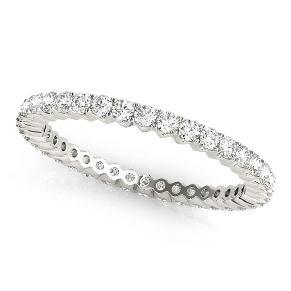 Eternity Prong Set Wedding Band