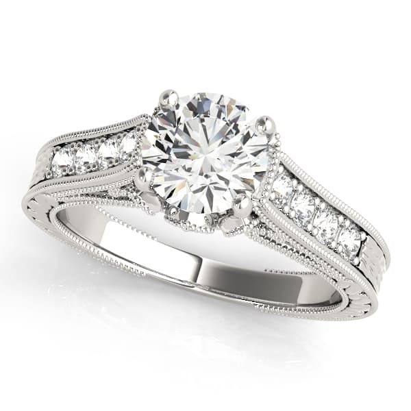 ENGAGEMENT RINGS SINGLE ROW PRONG
