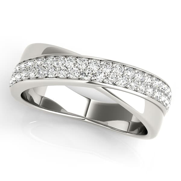 Double Row Twisted Wedding Bands