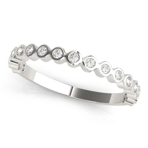 Stackable Bezel Set Band