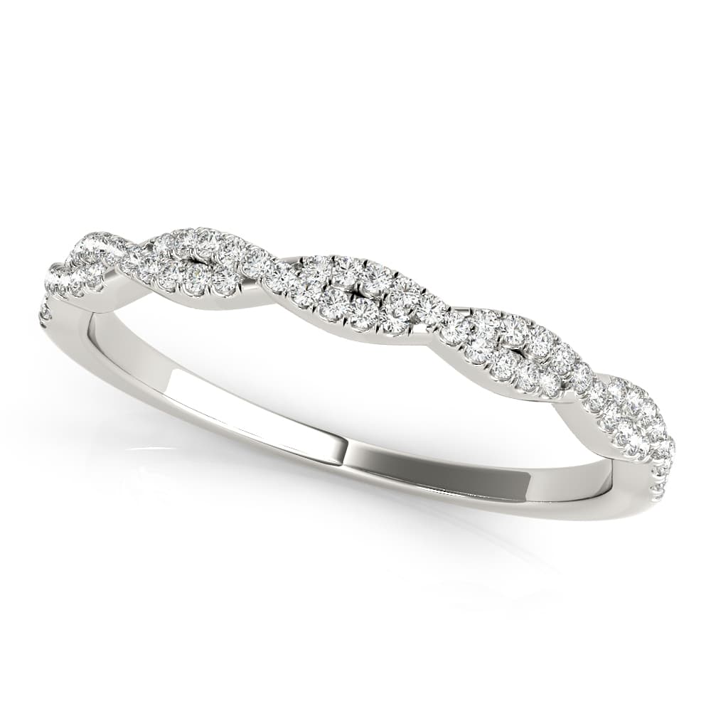Twisted Stackable Wedding Band