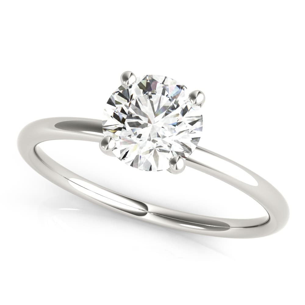 Solitaire Round Engagement Ring