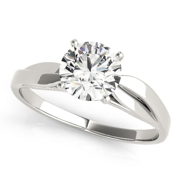 Solitaire Peg Head Engagement Ring