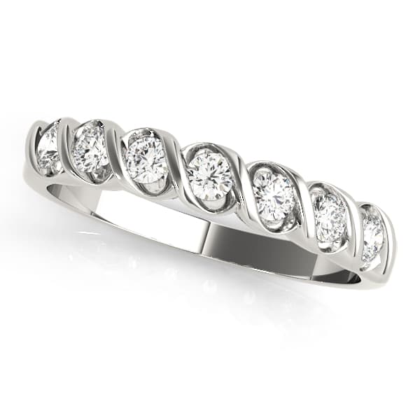 Single Row S Band Wedding Band