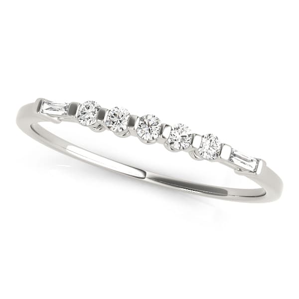 Fancy Shape Baguette Wedding Band