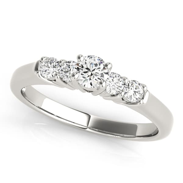 ENGAGEMENT RINGS SINGLE ROW PRONG