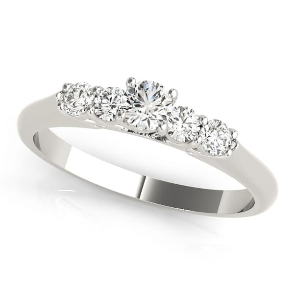 ENGAGEMENT RINGS SINGLE ROW PRONG