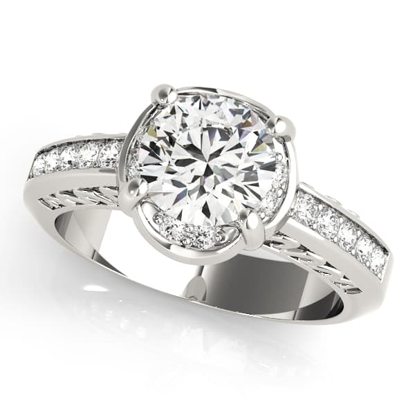 ENGAGEMENT RINGS SINGLE ROW PRONG