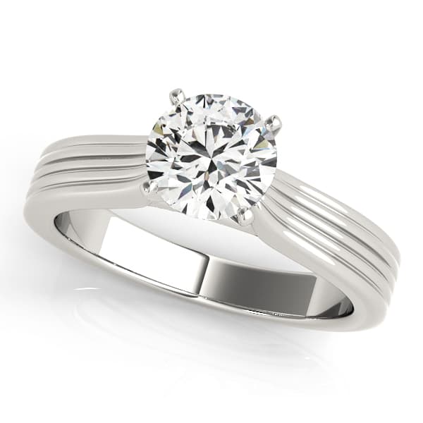 Solitaire Cathedral Engagement Ring