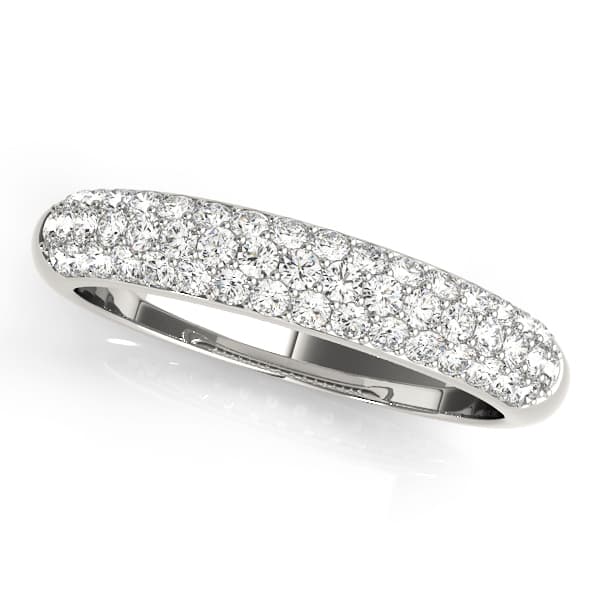 Pavé Set Wedding Band