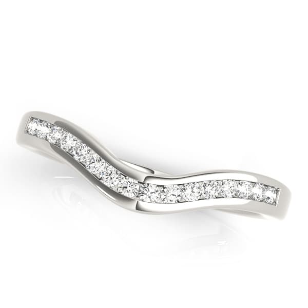 Channel Set Wedding Band