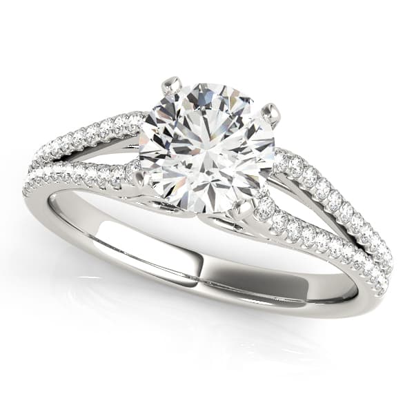 Multirow Split Shank Engagement Ring