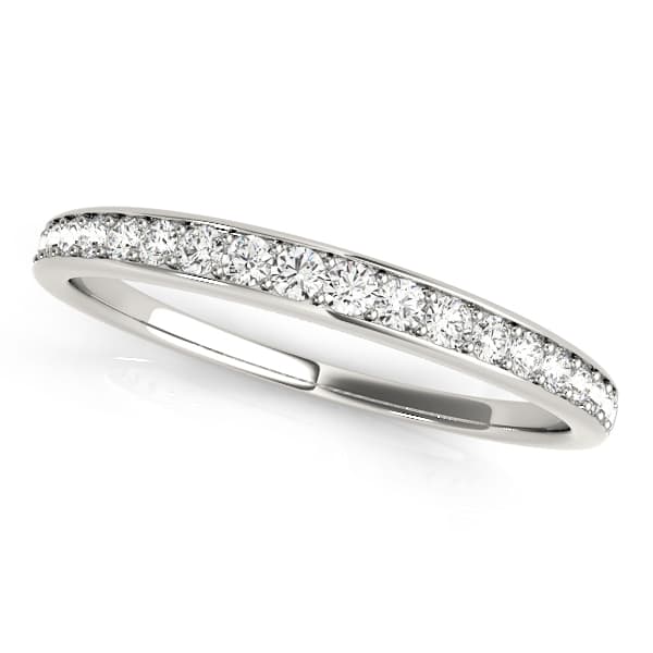 Prong In Channel Wedding Band