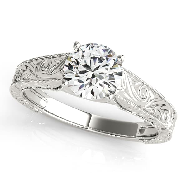 Vintage Inspired Trellis Engagement Ring
