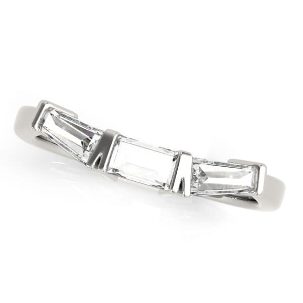 Bar Set Baguette Wedding Band